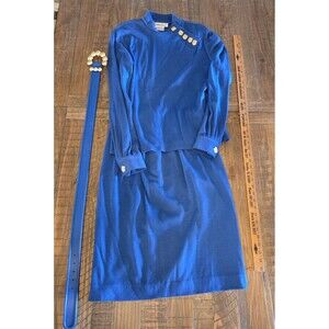 Carlisle Women's 3 Piece Skirt Set With Tiger Button